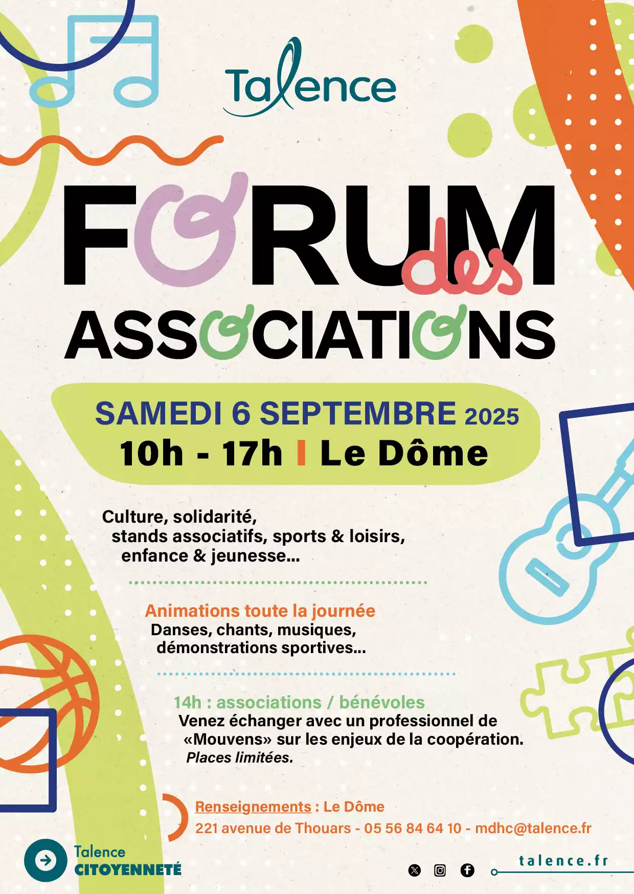 Mémoire & Patrimoine - Agenda 6 septembre 2025 Forum des assos Mémoire & Patrimoine - Agenda 6 septembre 2025 Forum des assos